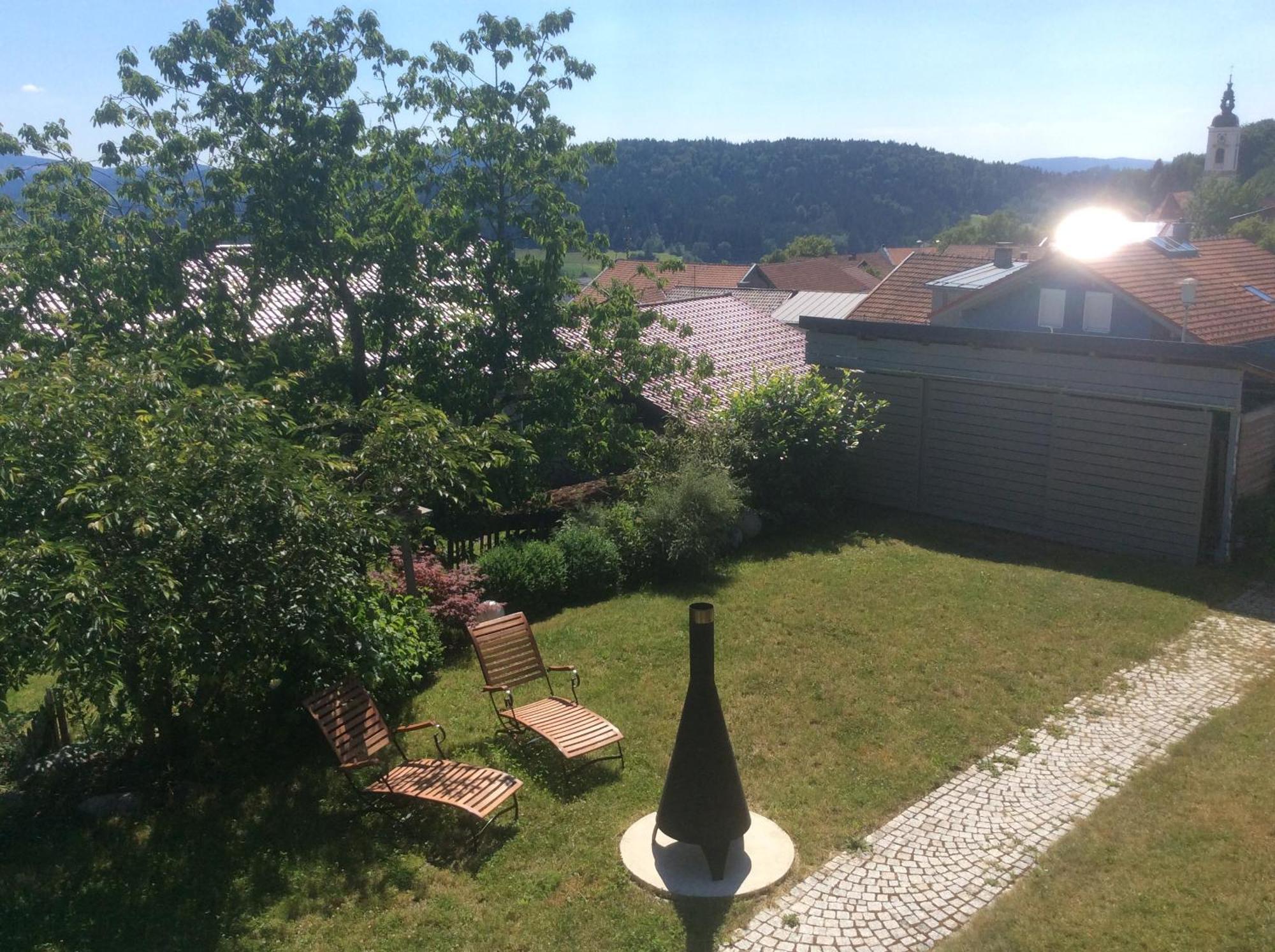 Alpenblickwohnung mit Garten-Terrasse -Eigener Eingang Kirchdorf im Wald Exterior foto