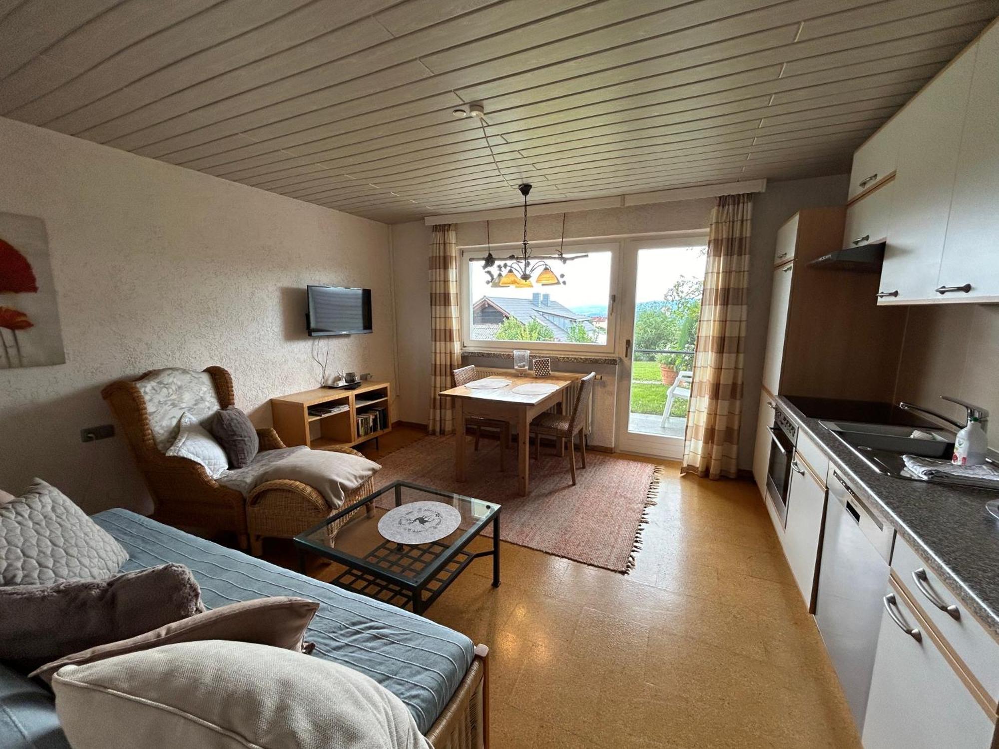 Alpenblickwohnung mit Garten-Terrasse -Eigener Eingang Kirchdorf im Wald Exterior foto