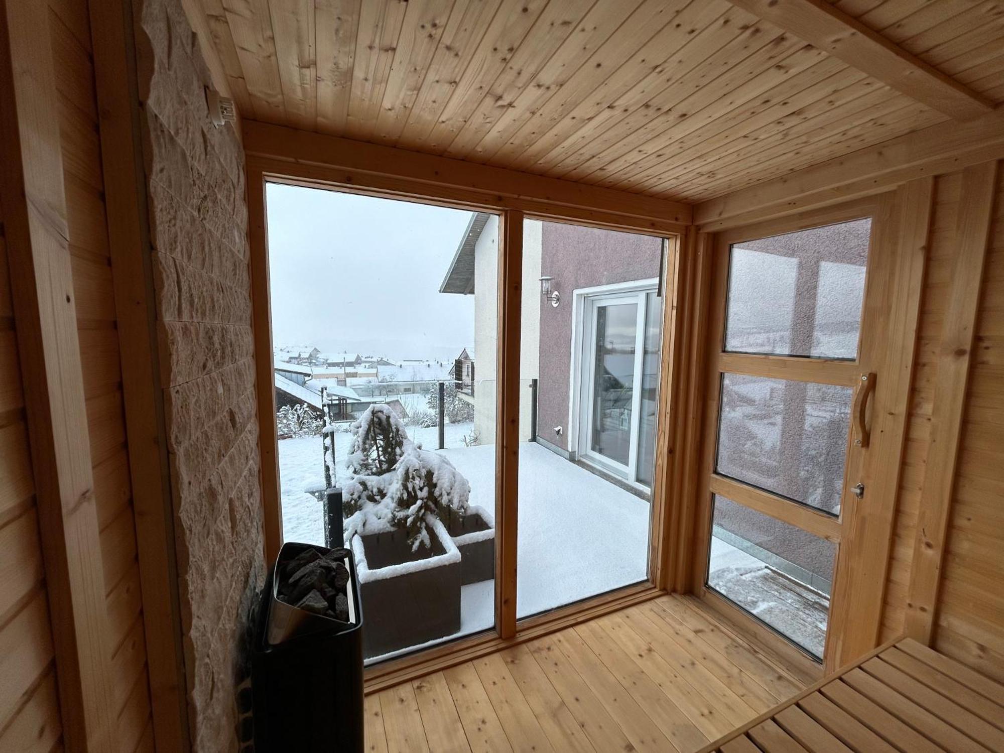 Alpenblickwohnung mit Garten-Terrasse -Eigener Eingang Kirchdorf im Wald Exterior foto